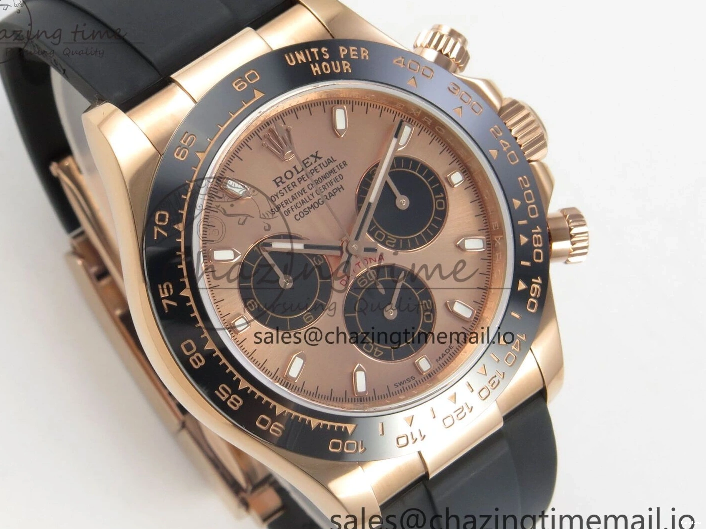 MiroTime 1228 UrbanChic Daytona 116515 QF 1:1 Best Edition RG Black Dial on Oysterflex Strap SH4130 V11（Gain Weight） 158